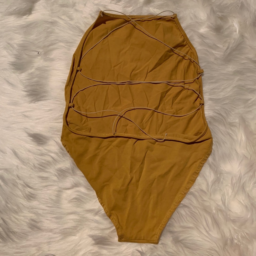 Bodysuit with strappy back